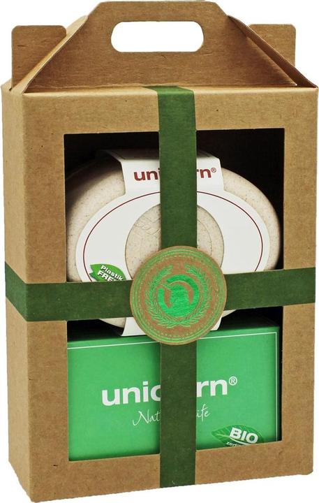 Actual product image Unicorn Naturseife All-in-one 100g mit Seifendose (Hard soap)