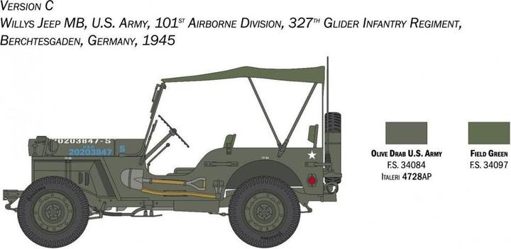 Immagine prodotto 1:24 Willys Jeep MB "80° Anniversario