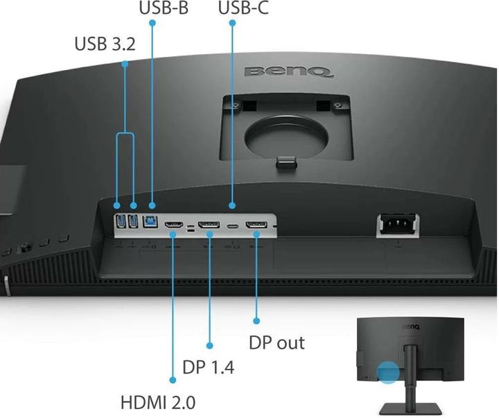 Actual product image BenQ PD2506Q (2560 x 1440 pixels, 25")
