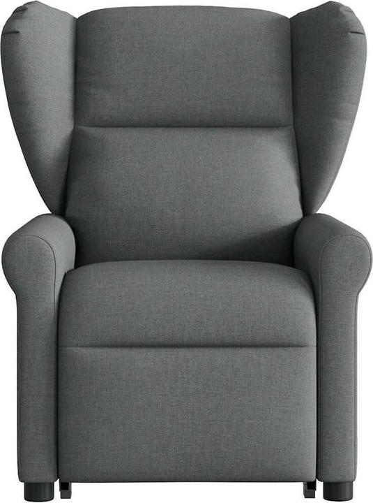 Actual product image VidaXL Massage chair with stand-up aid dark grey fabric