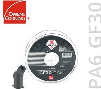 Image du produit Basf Ultrafuse PA6 GF30 Noir 1.75mm 700g (Nylon, 1.75 mm, 700 g, Noir)