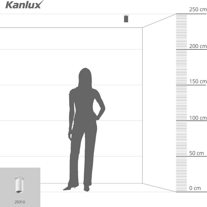 Produktbild Kanlux 29310 CHIRO GU10 DTO-W Einbauleuchte (GU10)