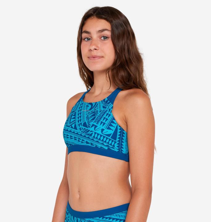 Image du produit Nabaiji Haut de maillot de bain natation Fille - 500 Kamyleon fatu bleu turquoise