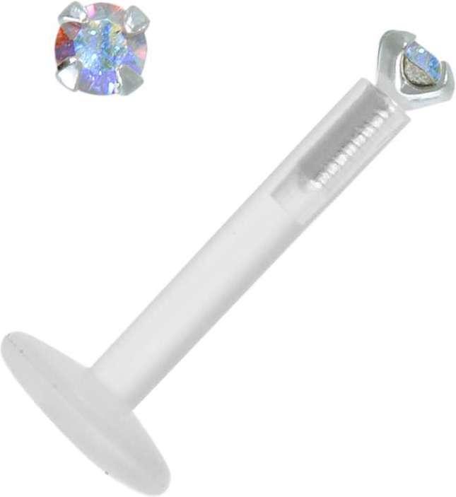 Bijouteria Piercing (Bioplast, Silber 925, Premium Kristall)