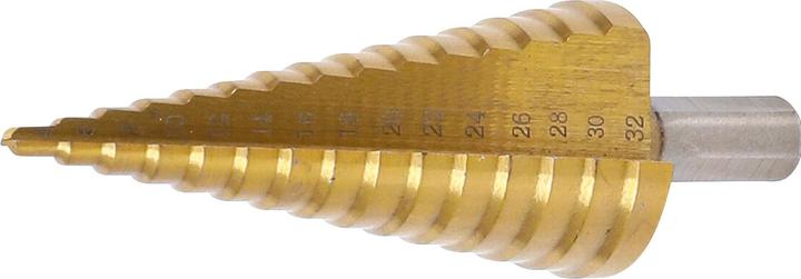 Produktbild BGS Stufenbohrer (32 mm, 6 mm, 12 mm, 24 mm, 14 mm, 22 mm, 16 mm, 10 mm, 18 mm, 26 mm, 30 mm, 28 cm, 8 mm, 20 mm, 4 mm)