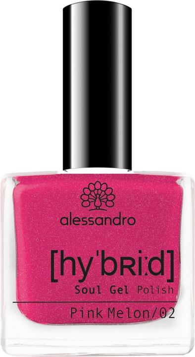 Alessandro Hybrid Soul Gel Polish Pink Melon (Pink Melon, Gel-Effekt Nagellack)