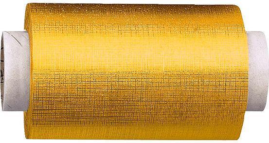 Fripac Alu-Haarfolie Super-Plus 15 my Geprägt, 100 m x 12 cm Gold