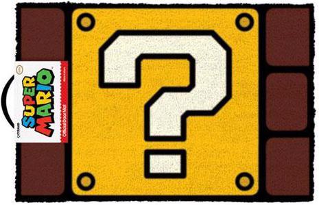 Produktbild Nintendo Fussmatte: Super Mario: Fragezeichen (40x60cm) (40 x 60 cm)