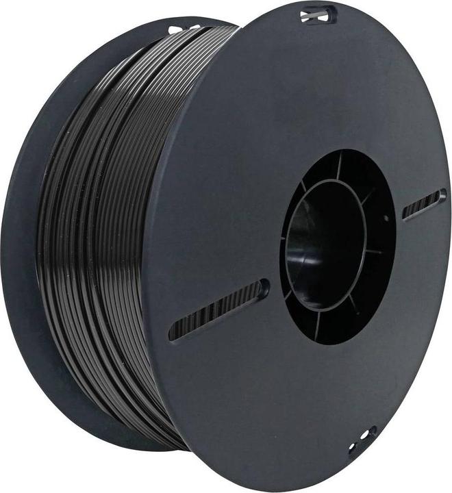 Actual product image Renkforce RF-5771490 PLA-HF Filament PLA 1.75 mm 1 kg Black 1 pc. (PLA, 1.75 mm, 1000 g, Black)