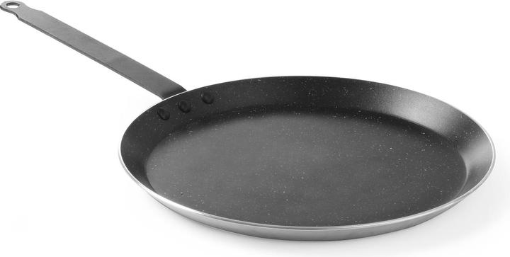 Hendi Pan voor flensjes Marmer Professioneel (32 cm, Crêpe pan, Aluminium)