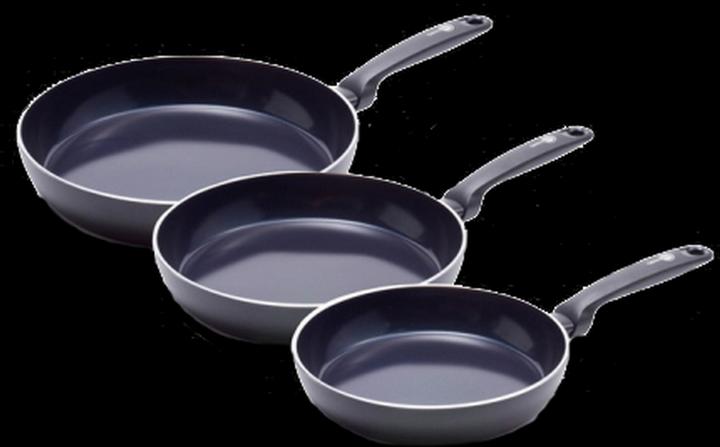 Greenpan Torino Set de pots à cookie 3 pièces (Ensemble de casseroles et de poêles de cuisson, Céramique)