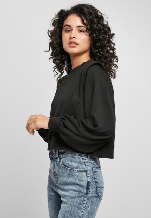 Actual product image Urban Classics Ladies Padded Shoulder Modal Terry Crewneck (5XL)
