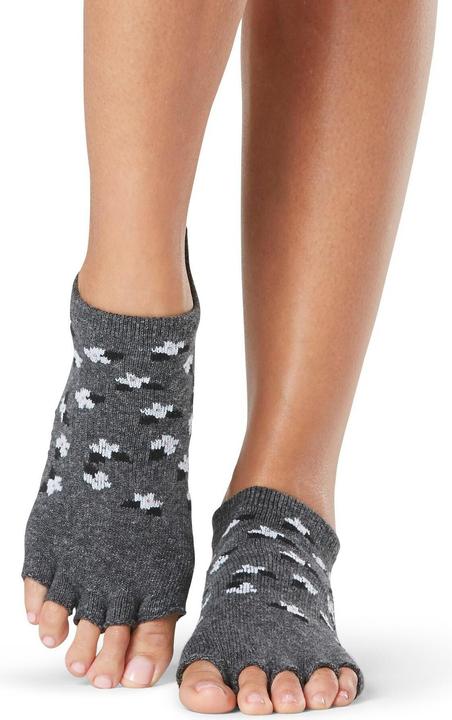 Image du produit Toesox Chaussettes ouvertes pour orteils Low Rise Half Toe M, Pansy (M)