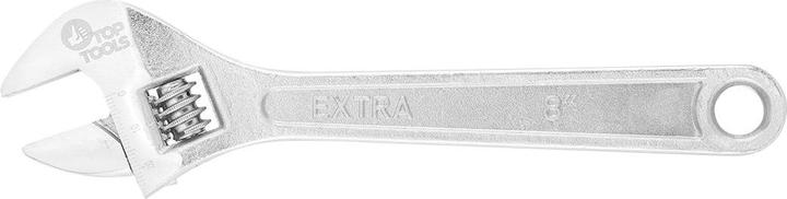 TOP Adjustable spanner with Swedish 200 mm plinine handle (35D112) (24 mm)