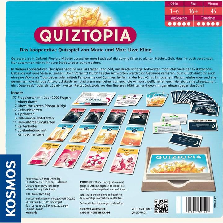 Image du produit Kosmos Quiztopia (Allemand)