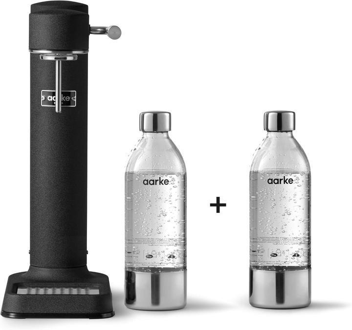 Aarke Carbonator 3 Sodamaker met 2pack Flessen 800ml Afwerking Matzwart