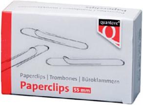 Produktbild Quantore 100 grosse Büroklammern 55 mm lang (100 x)