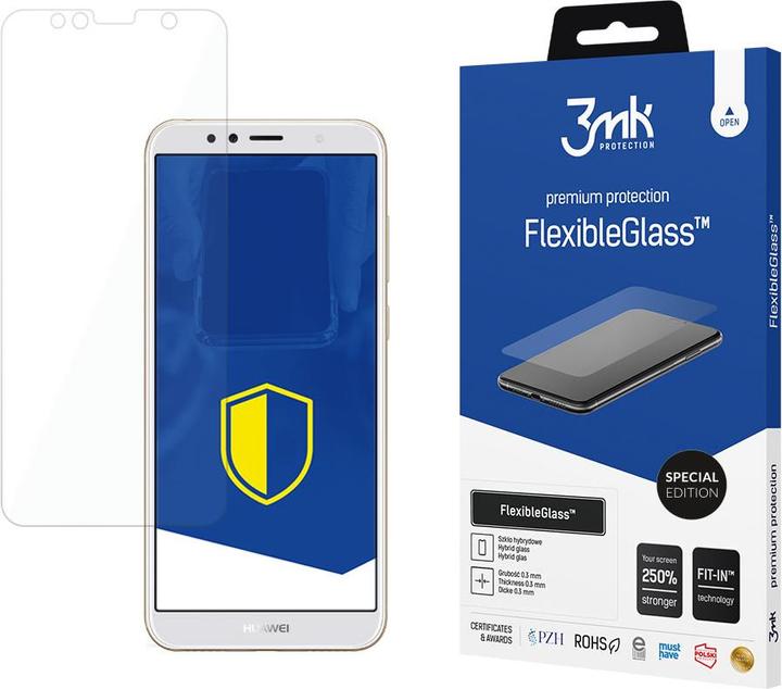 Immagine prodotto 3MK Vetro flessibile Huawei Y6 Prime 2018 Vetro ibrido (1 Pezzo/i, Huawei Y6 Prime (2018))