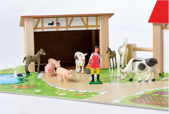 Produktbild Eichhorn Houten Boerderij met Accessoires, 20dlg.