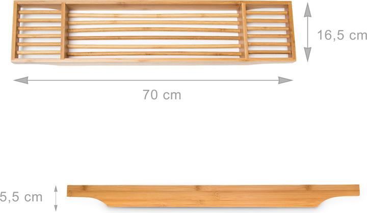 Produktbild Relaxdays Bambus (70 x 16.5 x 5.5 cm)