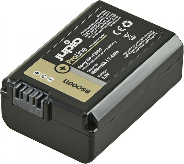 Actual product image Jupio Sony NP-FW50 ProLine 1030 mAh (Camera battery)