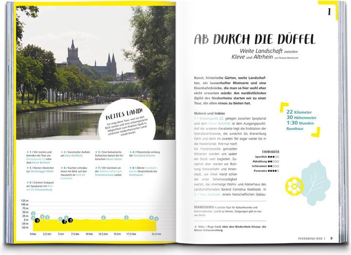 Produktbild Radvergnügen Ruhrgebiet, Niederrhein & Münsterland mit Bahn und Bike (Deutsch, 2024)
