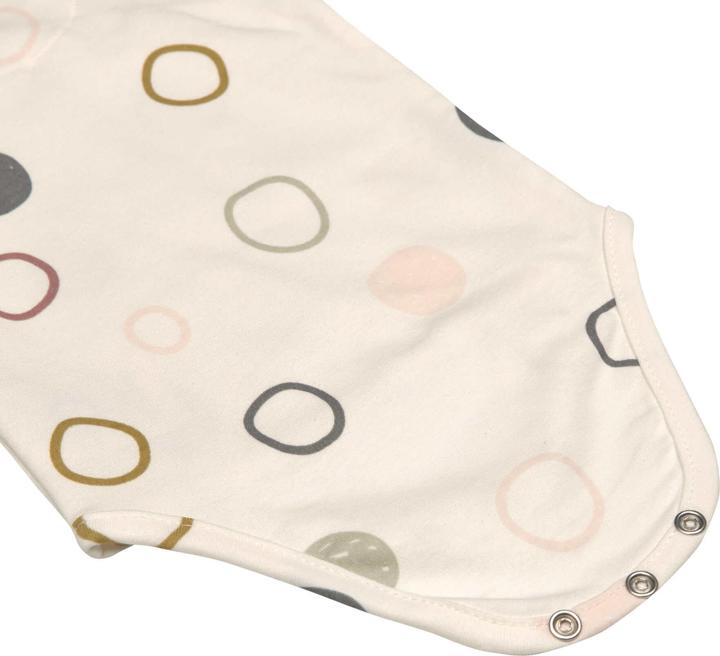 Actual product image Lässig Long Sleeve Swaddling Body Circles White Gr. 50/56 (50, 56)