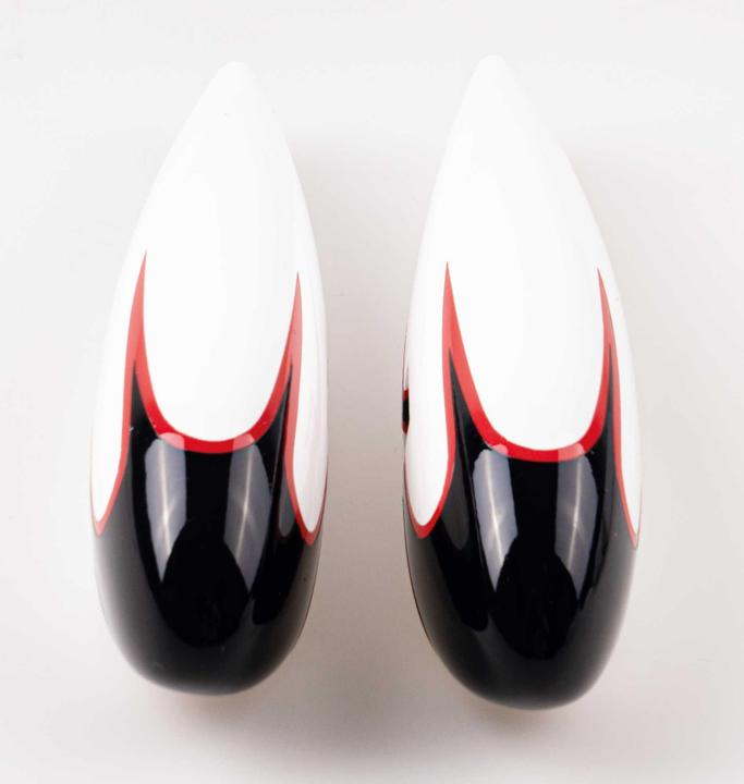 Actual product image Legacy Aviation wheel fairings muscle bipe 50" white/black