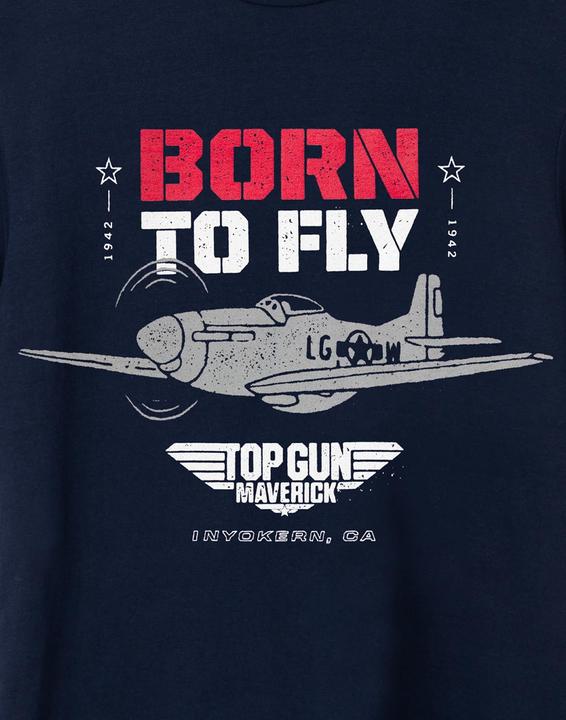 Immagine prodotto Top Gun Born To Fly Maglietta Uomo (M)