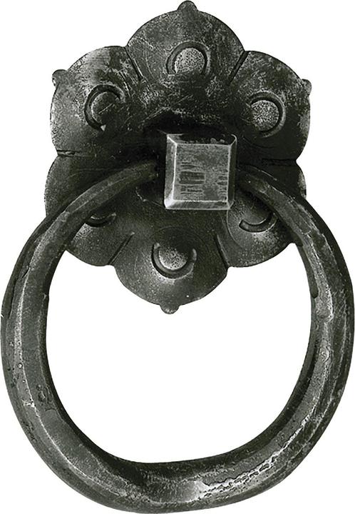 Produktbild Schösswender Türklopfer DIRK 136 x 102 mm, Schmiedeeisen verzinkt geschwärzt