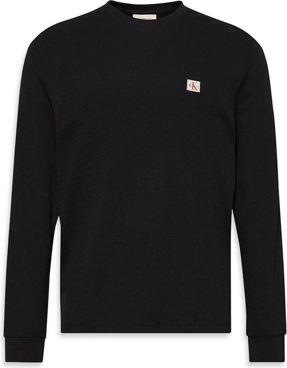 Calvin Klein Jeans Ls Waffle Badge Crewnk Tee