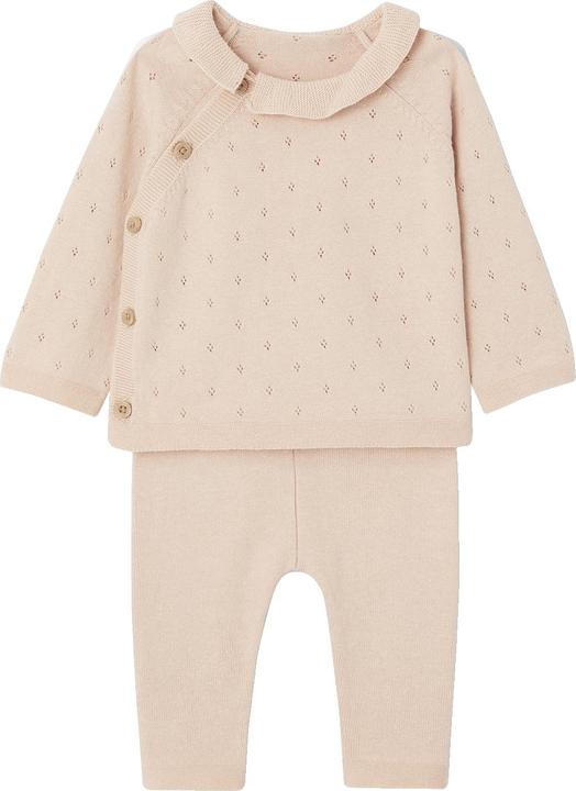 Actual product image Vertbaudet Baby Strick-Set: Pullover & Hose Oeko-Tex (56)