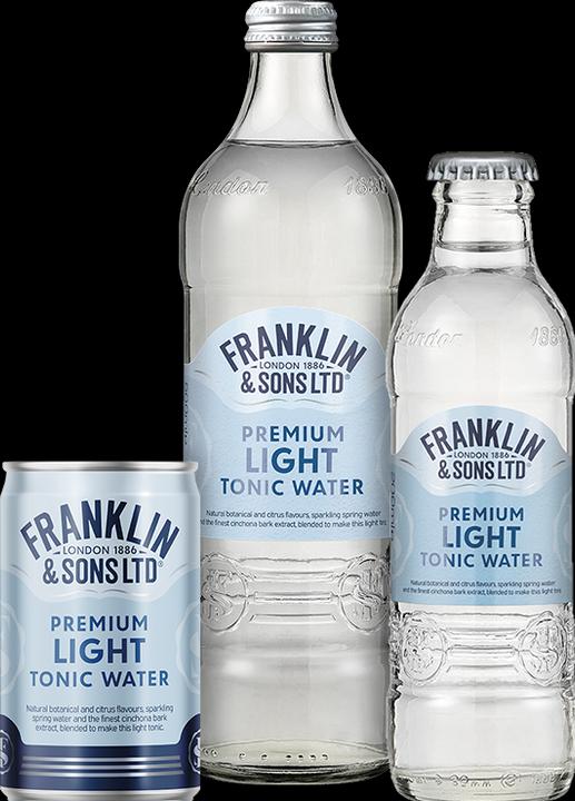 Actual product image Franklin & Sons Premium Light Tonic Water (4 x 20 cl)