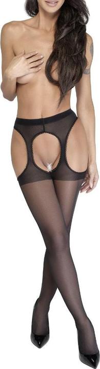 Produktbild Cottelli Collection Sex-Strumpfhose schwarz 5 (5)