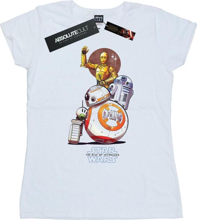 Star Wars The Rise Of Skywalker Droids Illustration TShirt (M)