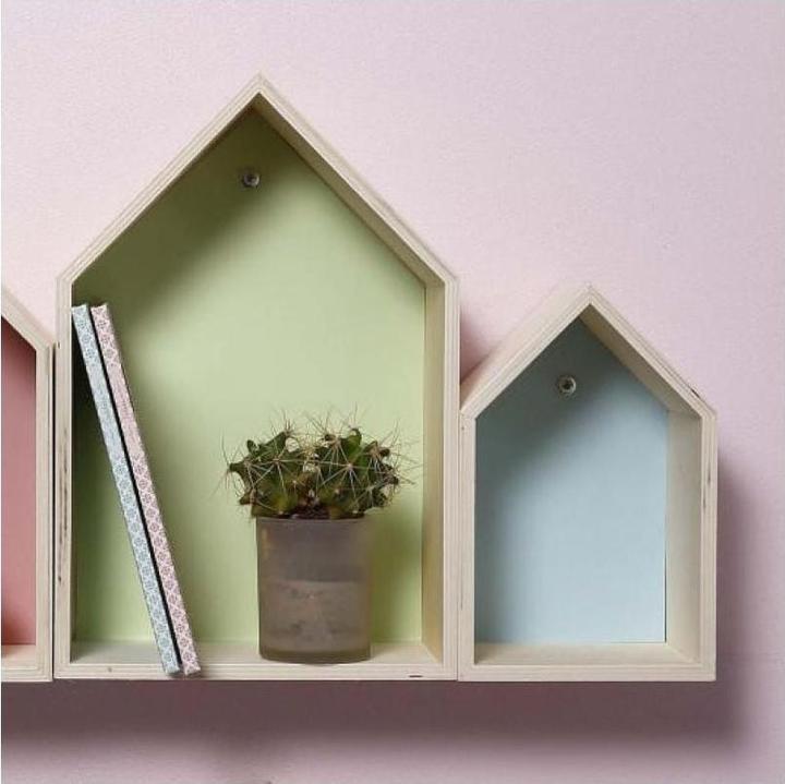 Immagine prodotto Creativ Company Set di scaffali da parete per la casa (20 x 10 x 31 cm)