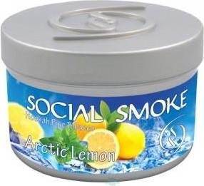 Actual product image Social Smoke Arctic Lemon 100g (Lemon, menthol, Mint)
