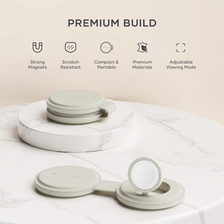 Actual product image Satechi OntheGo 2-in-1 Wireless Charger mit Qi2 (15 W)