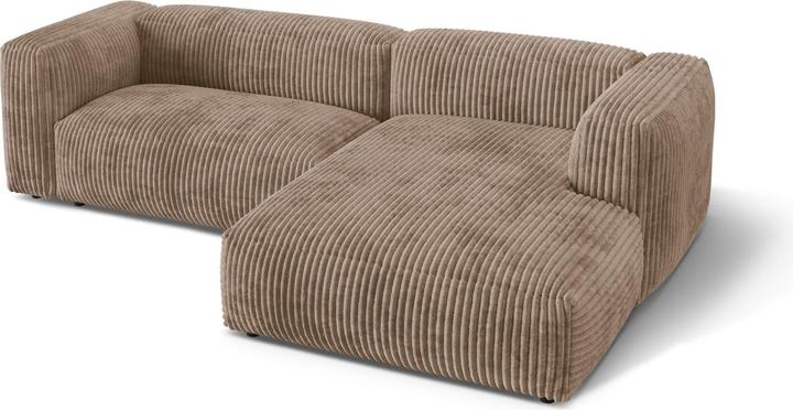 Actual product image Micadoni Modular Right Corner Sofa, "Martina", 2 Seats, 283x176x75 Made in Europe (Corner sofa, Modular sofa)