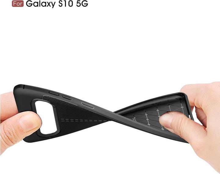 Image du produit Screenguard Samsung Galaxy S10 5G Housse Design en cuir TPU Cover (Samsung Galaxy S10 5G)