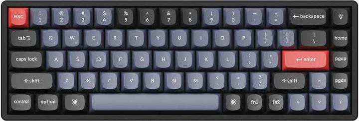 Produktbild Keychron Key K6Pro 65% Alu RGB Key Red H K6P-J1-DE (Eng. Int., Kabellos)
