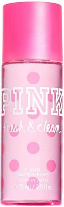 Actual product image Victoria's Secret Clear Secret Pink Body Mist Fresh & Clean 250ml (Spray, 250 ml)