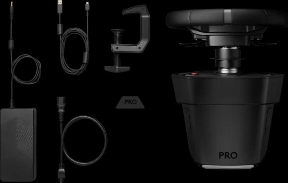 Actual product image Logitech G PRO Wheel - BLACK - PLUGE - EMEA (PS5, PC, PS4)