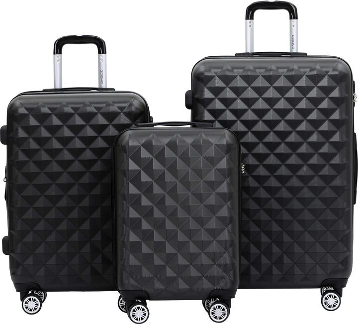 Actual product image Beibye Travel Suitcase Set, Black (115 l, M (50 - 90l), L (90 - 115l), XL (from 140l))