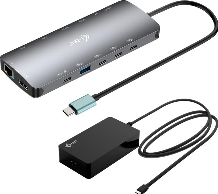 Actual product image i-tec USB-C Nano 3x LCD Dock (USB-C, 1 Ports)