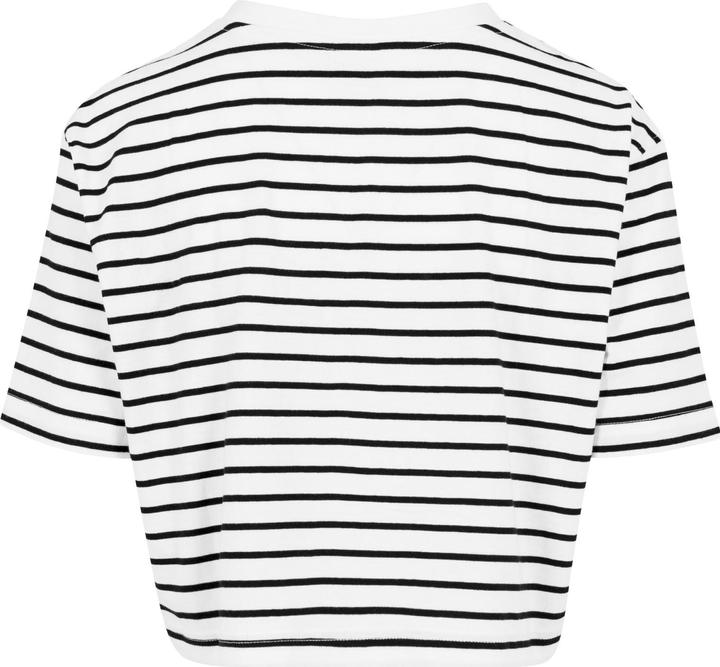 Actual product image Urban Classics Ladies Short Striped Oversized Tee (XS)