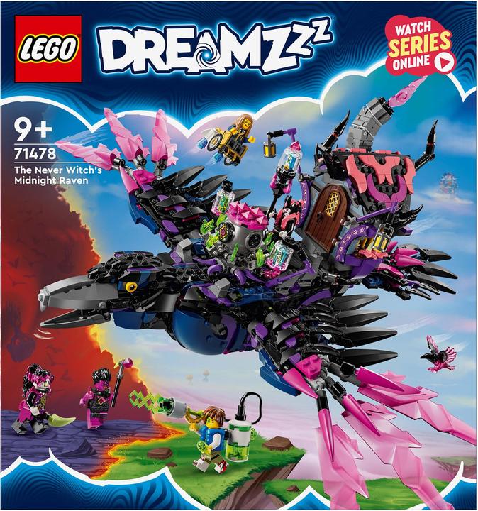 Produktbild LEGO Der Mitternachtsrabe der Nimmerhexe (71478, LEGO Dreamzzz)