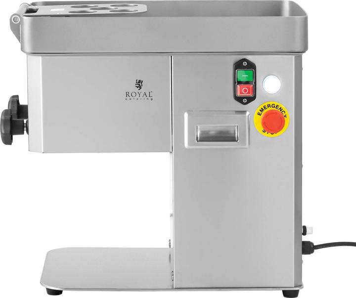 Actual product image Royal Catering Meat Cutting Machine - 550 W - - Stainless steel