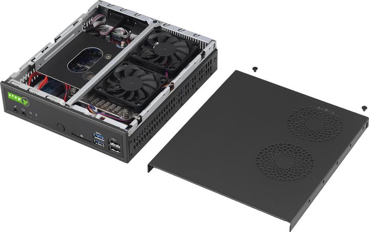 Produktbild Step PC Micro DS6010 inkl. Windows 11 Pro (6-Kern i5-10400 H410 8GB 256GB NVMe SSD 1x DP 1x HDMI) (8 GB, 256 GB)