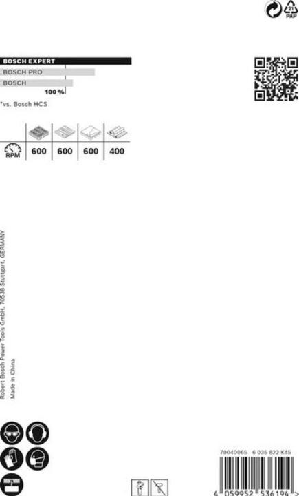 Productafbeelding Bosch Professional Zubehör Expert gatenzaag voor bouwmateriaal, 76 x 60 mm (76 mm)